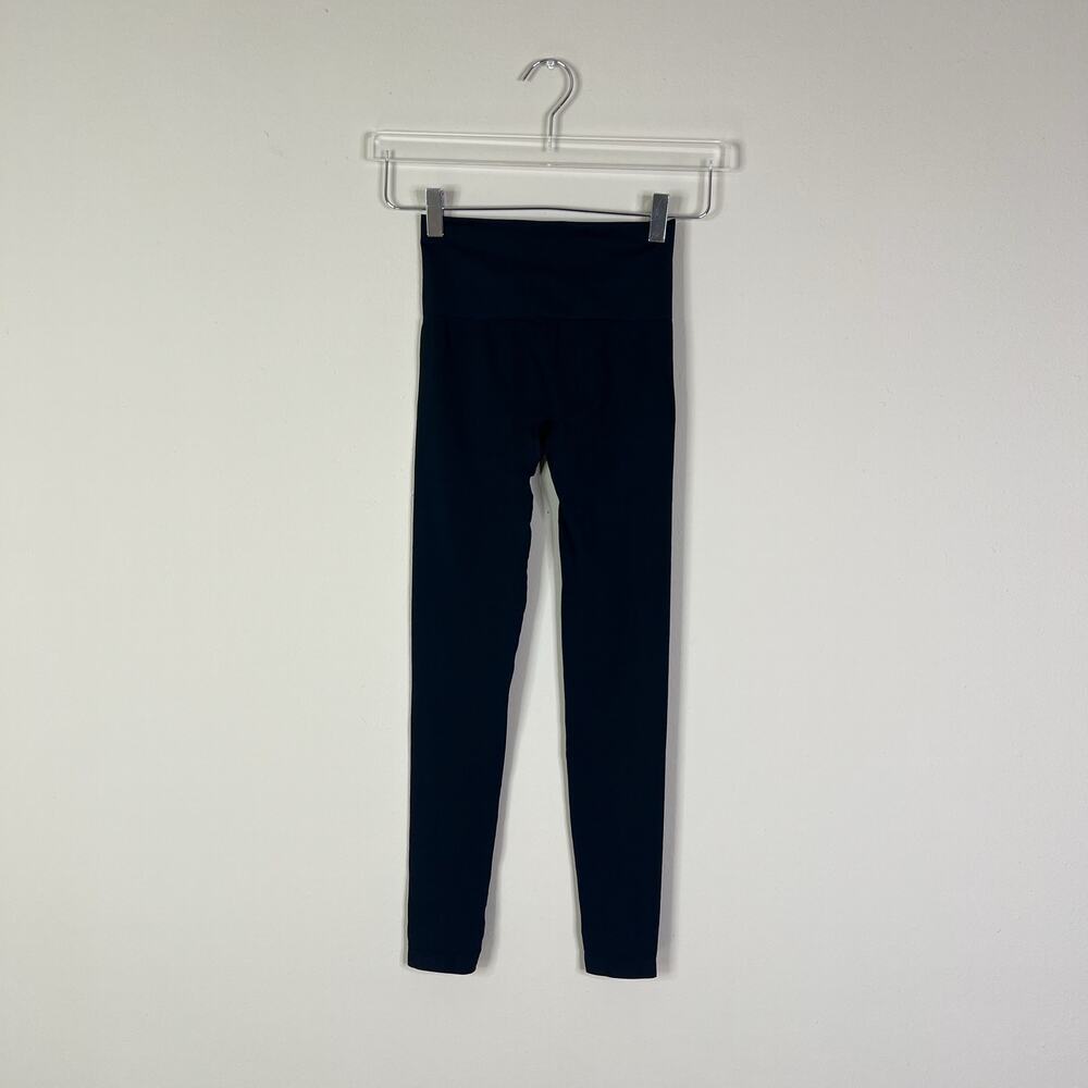 SKIMS | Soft Smoothing Seamless Black High Waist Stretch Leggings Pants Small - Picture 6 of 8